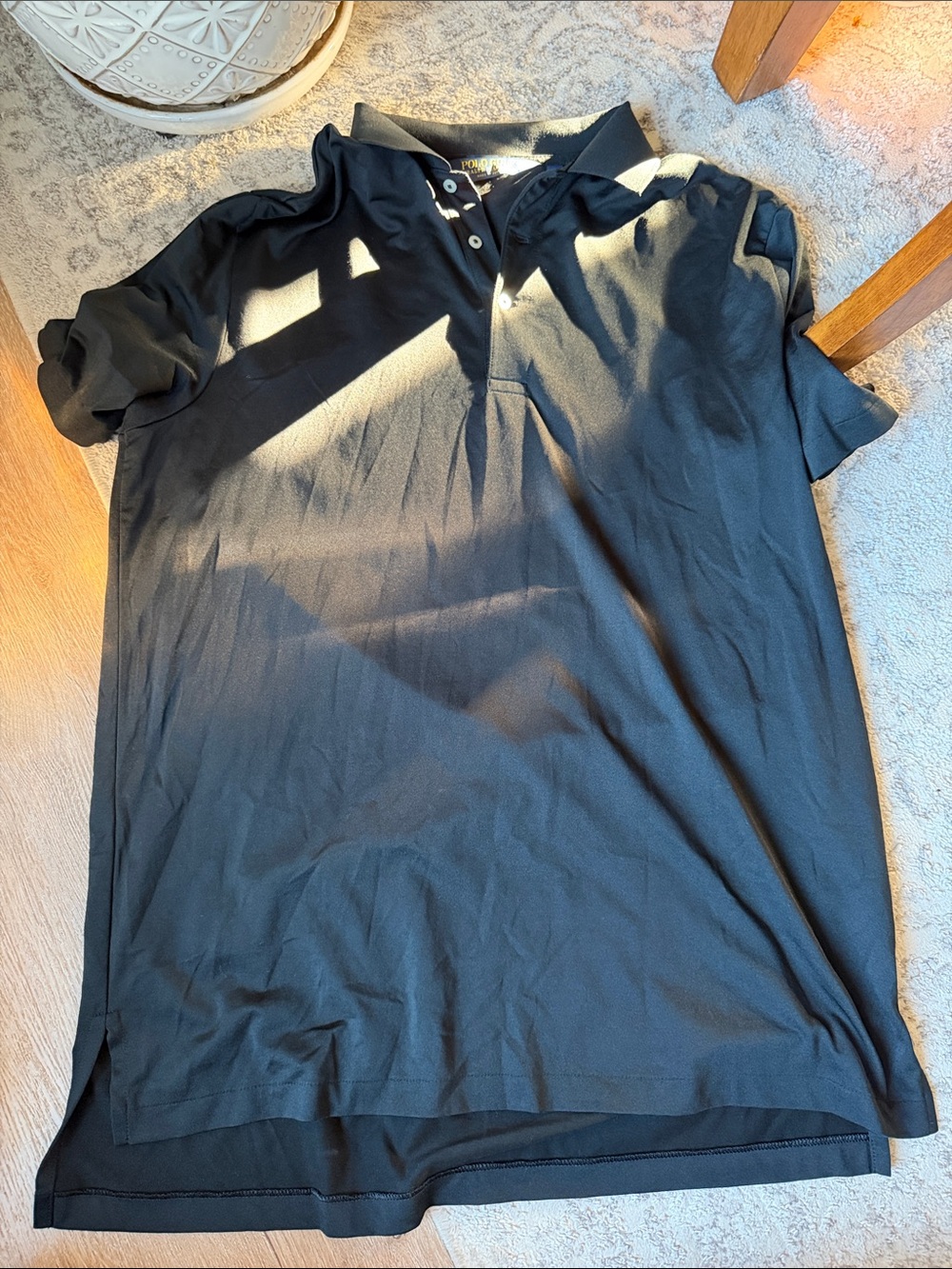 Polo by Ralph Lauren Black Short-Sleeve Polo